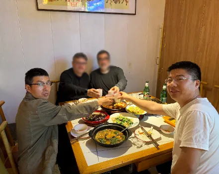 Peruvian customers visit