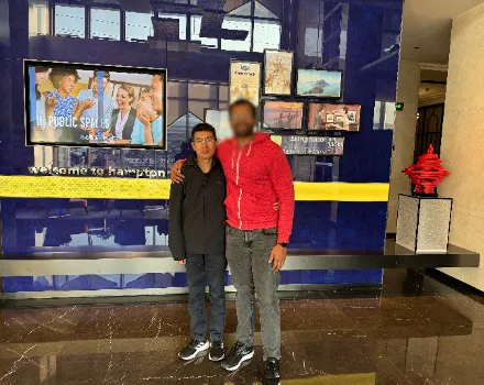 Customers from Trinidad and Tobago visited